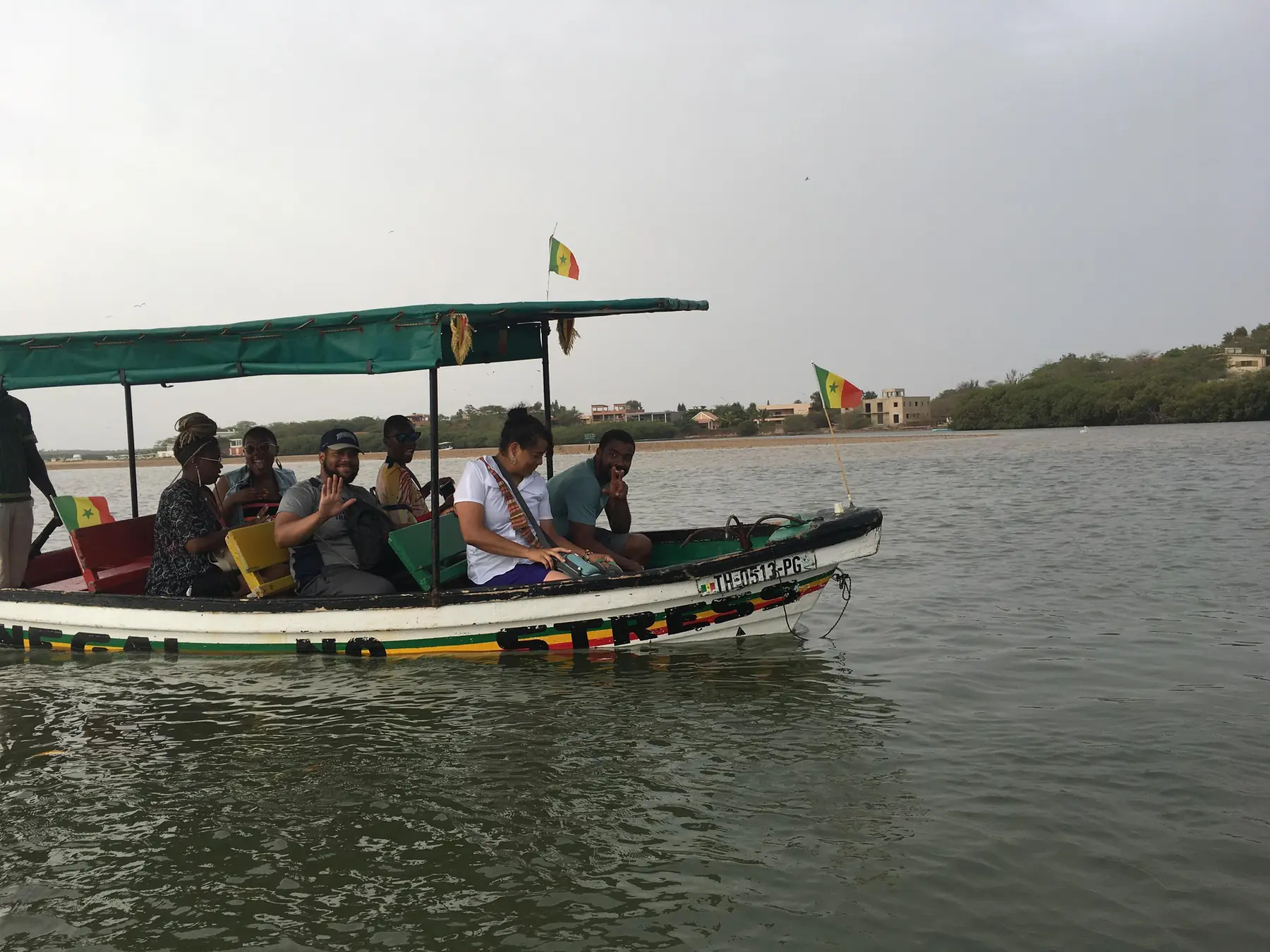Diasporic Soul travelers gathered together in Senegal
